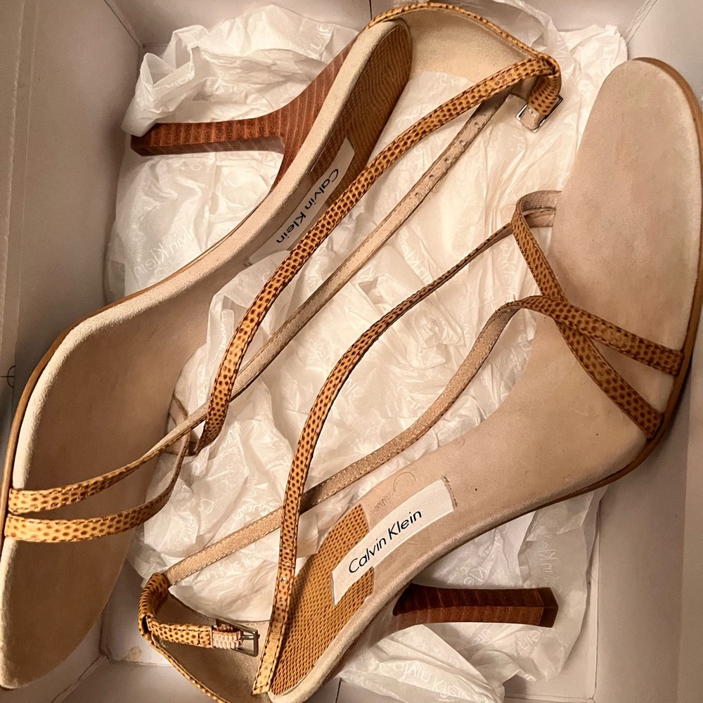 Calvin Klein strappy sandals